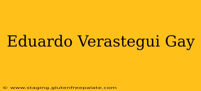 Eduardo Verastegui Gay