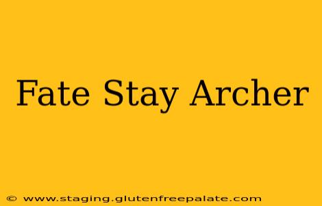 Fate Stay Archer