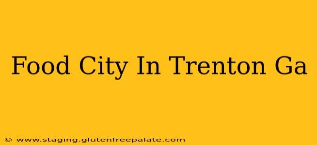 Food City In Trenton Ga