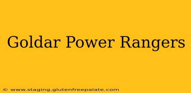 Goldar Power Rangers