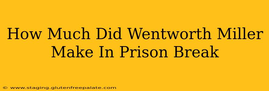 How Much Did Wentworth Miller Make In Prison Break