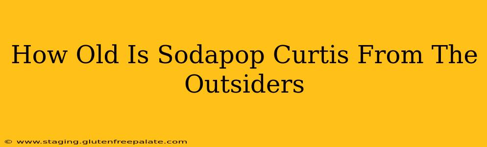 How Old Is Sodapop Curtis From The Outsiders