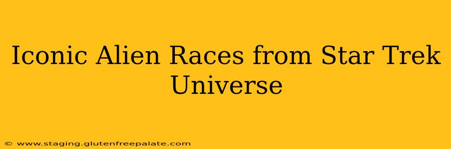 Iconic Alien Races from Star Trek Universe