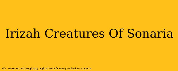 Irizah Creatures Of Sonaria