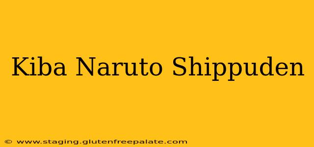 Kiba Naruto Shippuden