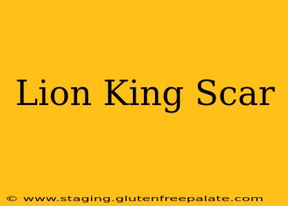 Lion King Scar