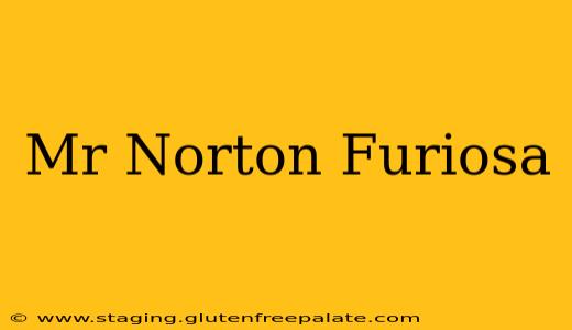Mr Norton Furiosa