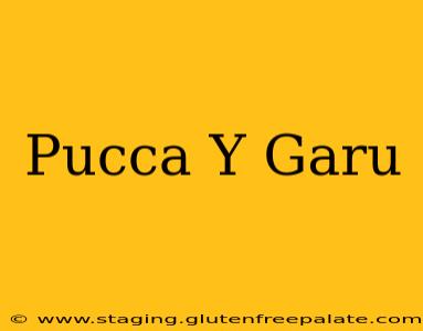 Pucca Y Garu