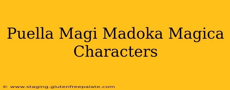 Puella Magi Madoka Magica Characters