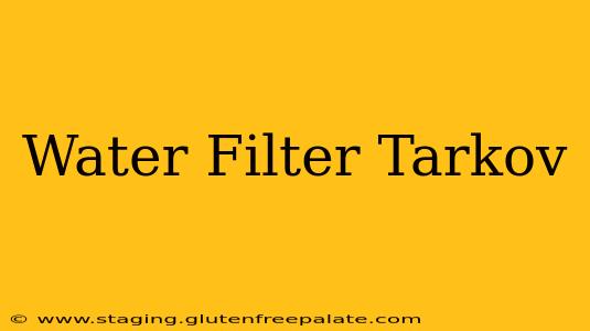 Water Filter Tarkov