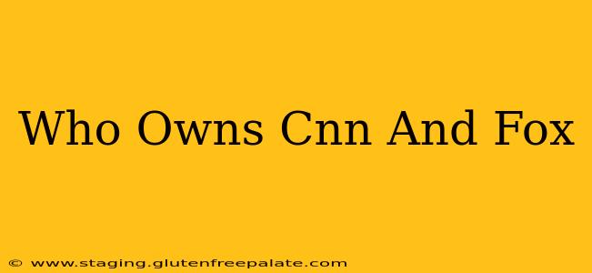 Who Owns Cnn And Fox